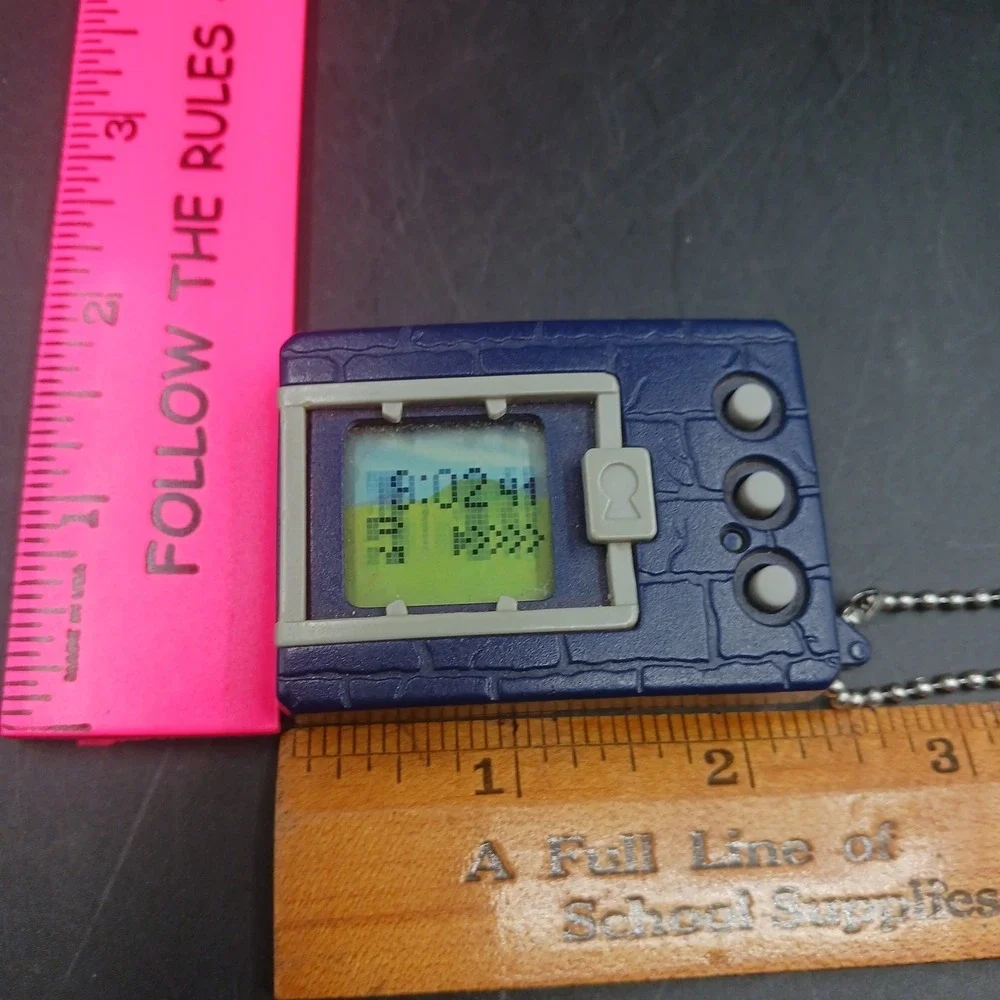 Vintage 1997 Bandai Digimon Digivice Digital Monster Game Blue | TESTED **screen